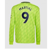 Fotbalové Dres Manchester United Anthony Martial #9 Alternativní 2022-23 Dlouhý Rukáv